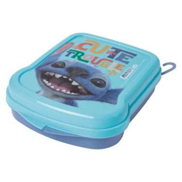 Imagem de Sanduicheira Stitch Ohana Disney Lancheira Passeio Plasútil - Art Hous