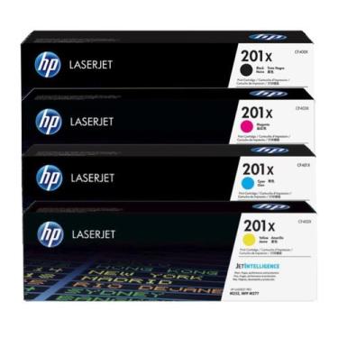 Imagem de Kit 4x Cores Toner 201X M277DW M252DW  BK+C+Y+M - Genuíno