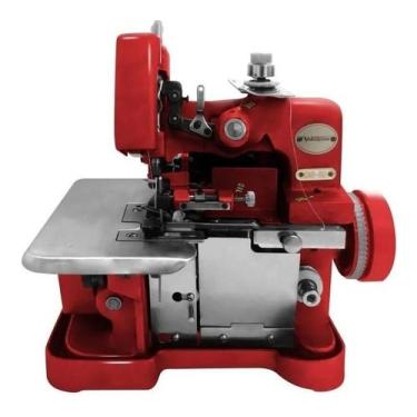 Imagem de Máquina De Costura Semi Industrial  Gn1-6d Portátil Rosa/red - Techook