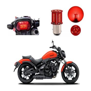 Imagem de Lâmpada Led Freio 2 Polos Sequencial Strobo Moto Vulcan 900CC LT 2010 