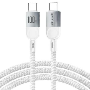 Imagem de Peining Cabo de Dados USB-C PEI-J71-C Carga Turbo 100W 1 M Alumínio Co