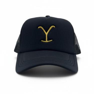 Imagem de Boné Trucker Country Estilo Yellowstone Western Autêntico - - Luke Spo