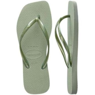 Imagem de Chinelo Feminino Havaianas Estilo Quadrado Slim Square-Feminino