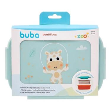 Imagem de Pote Térmico Bento Box Buba Interior Em Aço Inoxídavel Zoo Girafa 600m