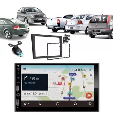 Imagem de Central Multimídia Automotiva MP5 DVD 2DIN com Bluetooth e Câmera de Ré Compatível com...