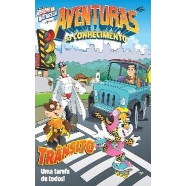 Imagem de HQ  Trânsito, uma tarefa de todos: Aventuras do Conhecimento - SENIOR