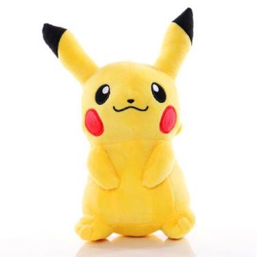 Imagem de Pikachu de Pelúcia 23cm Boneco de Pelúcia de Pokemon