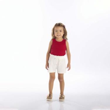 Imagem de Short Primeiros Passos Menina - Bege - 52205-1271 - Pulla Bulla, 3, Be