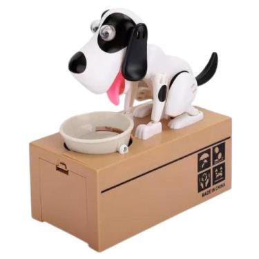 Imagem de Cofrinho Cachorrinho p/Moedas Puxador Automático Opapro MTC-101