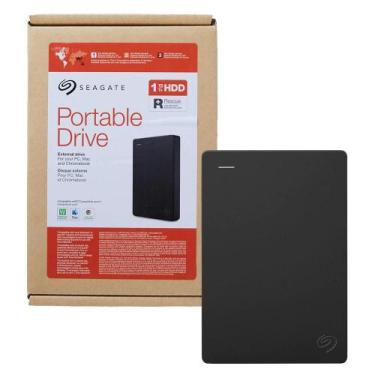 Imagem de HD Externo Portátil 1TB Seagate USB 3.0 Para PC, MAC, PS4 E XBOX Preto