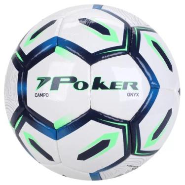 Imagem de Bola de Futebol Campo Poker Training 32 Gomos Onix, Verde