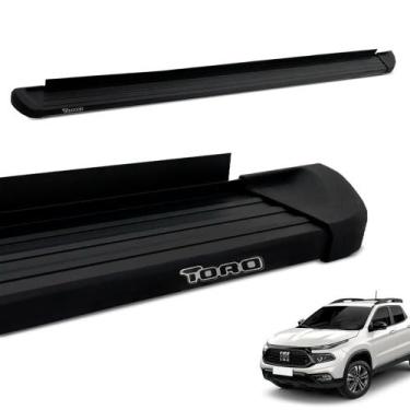 Imagem de Estribo Lateral Toro 2016 a 2024 SUV Alumínio Preto - Track