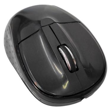 Imagem de Mouse Óptico Com Fio Usb Preto Básico Para Trabalho Em Pc - Cyata
