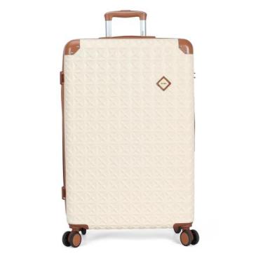 Imagem de Mala de Viagem Apollo Gash ABS com Rodas 360, Branco, G