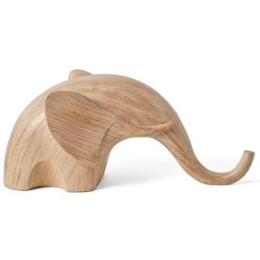 Imagem de ESCULTURA ELEFANTE EM POLIRESINA MARROM 20,5cm MART
