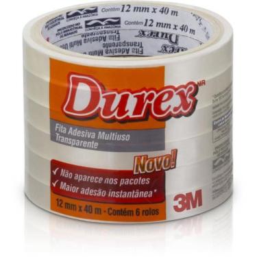 Imagem de Fita Adesiva Durex Transparente 12MMX40M. PCT.C/06 - 3M