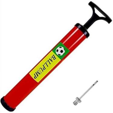 Imagem de Bomba de Ar Manual p/ Bola 23*6cm N240256-2 Vermelha-Quanhe