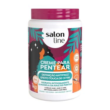 Imagem de Creme de Pentear Definição e Frizz 1L Beleza Natural Cabelos Cacheados e Crespos
