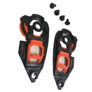 Imagem de Kit Suporte Viseira Capacete Agv K3 Sv K1 Compact - POLIVISOR