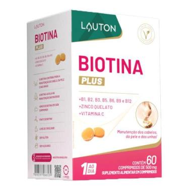 Imagem de Biotina plus 500mg (clinical series) lauton - Lauton Suplementos