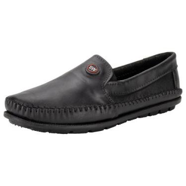 Imagem de Mocassim masculino steffi way - 100, Preto 04, 41