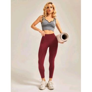 Imagem de Calça legging cintura alta levanta bumbum-esportiva -academia- yoga- v
