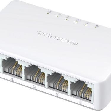 Imagem de Switch de Mesa 5 Portas 10-100Mbps MS105 com Auto-Negociação e Instalação Plug And Play Mercusys