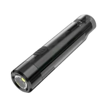 Imagem de Mini Lanterna LED Com Chaveiro E Apito, Carregamento USB, Portátil, Al