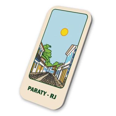 Imagem de Imã Geladeira Lembrancinha de Paraty Rio de Janeiro 3x6cm - M-Planner