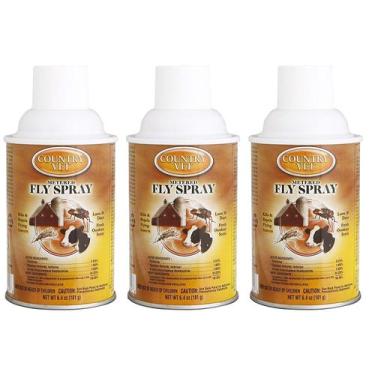 Imagem de Country Vet Spray Repelente de Moscas Kit com 3 Latas de 190 ml com Do
