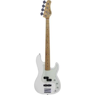 Imagem de Contrabaixo Tagima TW-65 WH C/MG Precision Jazz Passivo Branco Vintage