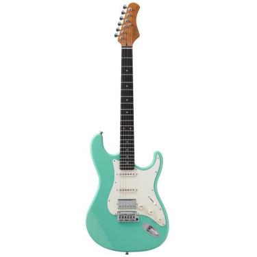 Imagem de Guitarra Tagima T640 Super SF DF/WH Surf Green Classic Series HSS, UNI
