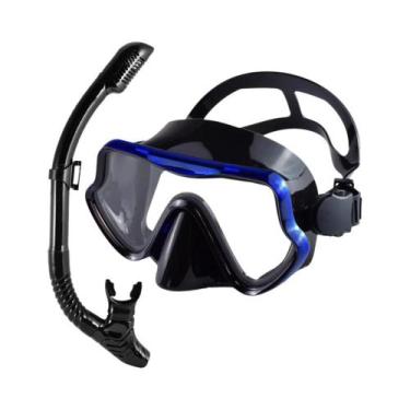 Imagem de Máscara De Mergulho Profissional Para Adultos Com Snorkel, Conjunto De