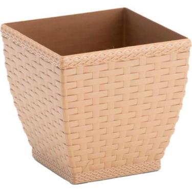 Imagem de Vaso Cachepo Rattan Min Qdr.Palha - injeplastec