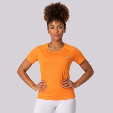 Imagem de Camisa Olympikus Runner MC 2.0 Feminina Laranja, GG