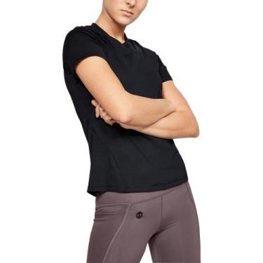 Imagem de Camiseta de Treino Feminina Under Armour RUSH, Preto, M