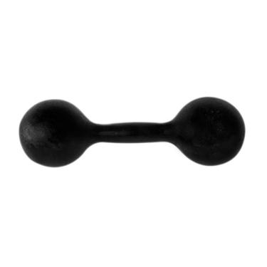 Imagem de Halteres Ferro Fundido Pintado Crossfit Academia 1-2kg Revestido em PVC Preto Anilhas Fitness