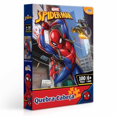 Imagem de Quebra-Cabeça - 100 Peças - Marvel - Spiderman - Toyster