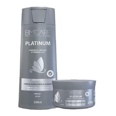 Imagem de BARROMINAS Colors Platinum Kit Desamarelador Shampoo 300ml + Máscara Capilar 250g