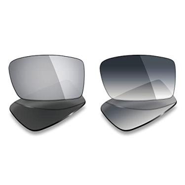 Imagem de 2 pares de lentes polarizadas de substituição da Mryok para óculos de sol Oakley Gascan – Opções