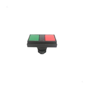Imagem de Botão De Comando Duplo S/ Sinaleiro Verde Vermelho Preto DP2/01 Opaco Ref.13033901 - Ace Schmersal Ace Schmersal