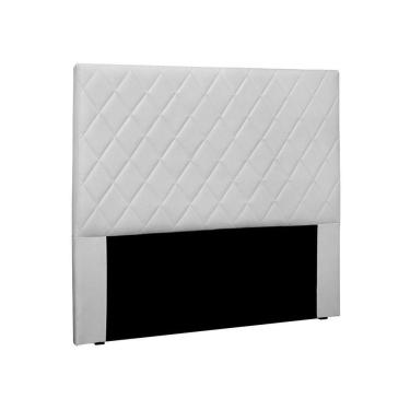 Imagem de Cabeceira Dubai Para Cama Box Queen 160cm Corino - D`Rossi Branco