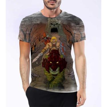 Imagem de Camiseta Camisa He-Man Desenho Mestre Do Universo Força 8 - Estilo Kra