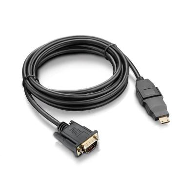 Imagem de Cabo Multilaser Hdmi-Vga 1,5M com Adaptador Mini - WI269