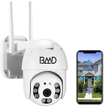 Imagem de BAAD Câmera Ip Speed Dome HD 1080p Ptz Wifi, prova d'água IP66 com intercomunicador bidirecional rastreamento de movimento e alerta push
