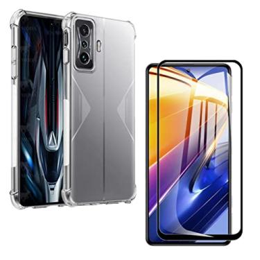 Imagem de Kit Capa Anti Impacto e Película De Vidro Para Xiaomi Poco F4 GT