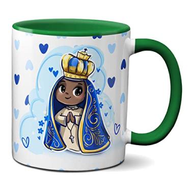 Imagem de Caneca Sou Devoto De Nossa Senhora Aparecida Presente (Verde)