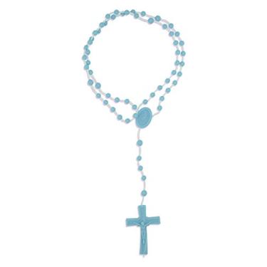 Imagem de Terço econômico de plástico da Vatican Imports | 10 cores brilhantes | Perfeito para acampamentos, grupos e retiros | Feito na Itália | Acessórios de oração cristã, Plástico, Sem Pedra Preciosa