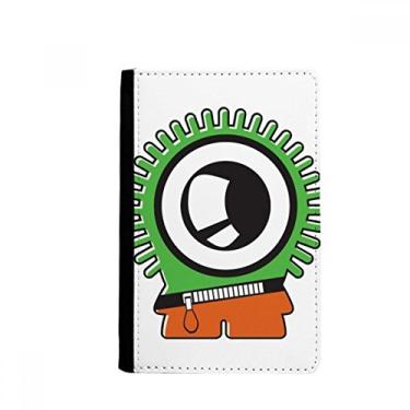 Imagem de Porta-passaporte de alienígena verde universo e alienígena Notecase Burse carteira porta-cartão, Multicolor