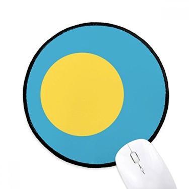 Imagem de DIYthinker Palau Bandeira Nacional Oceania Country Symbol Mouse Pad Desktop Office Tapete Redondo para Computador